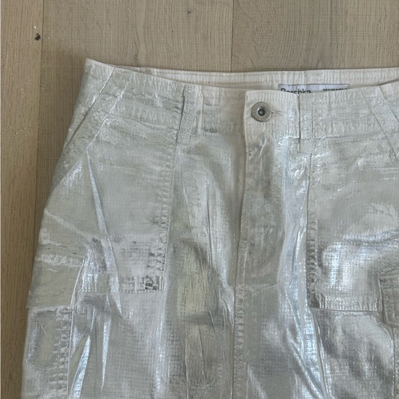 Silver metallic skirt - Picture 4 of 4